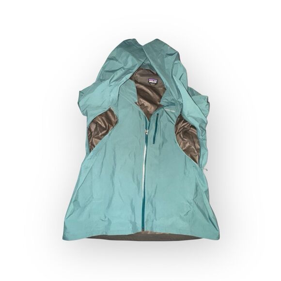 Patagonia Men’s XXL GORE-TEX Lightweight Rain Jacket Waterproof Shell Teal Tate - Picture 5 of 10